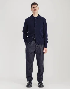 Parages Pulls, Gilets-Shepherd Wool Vest Bleu marine