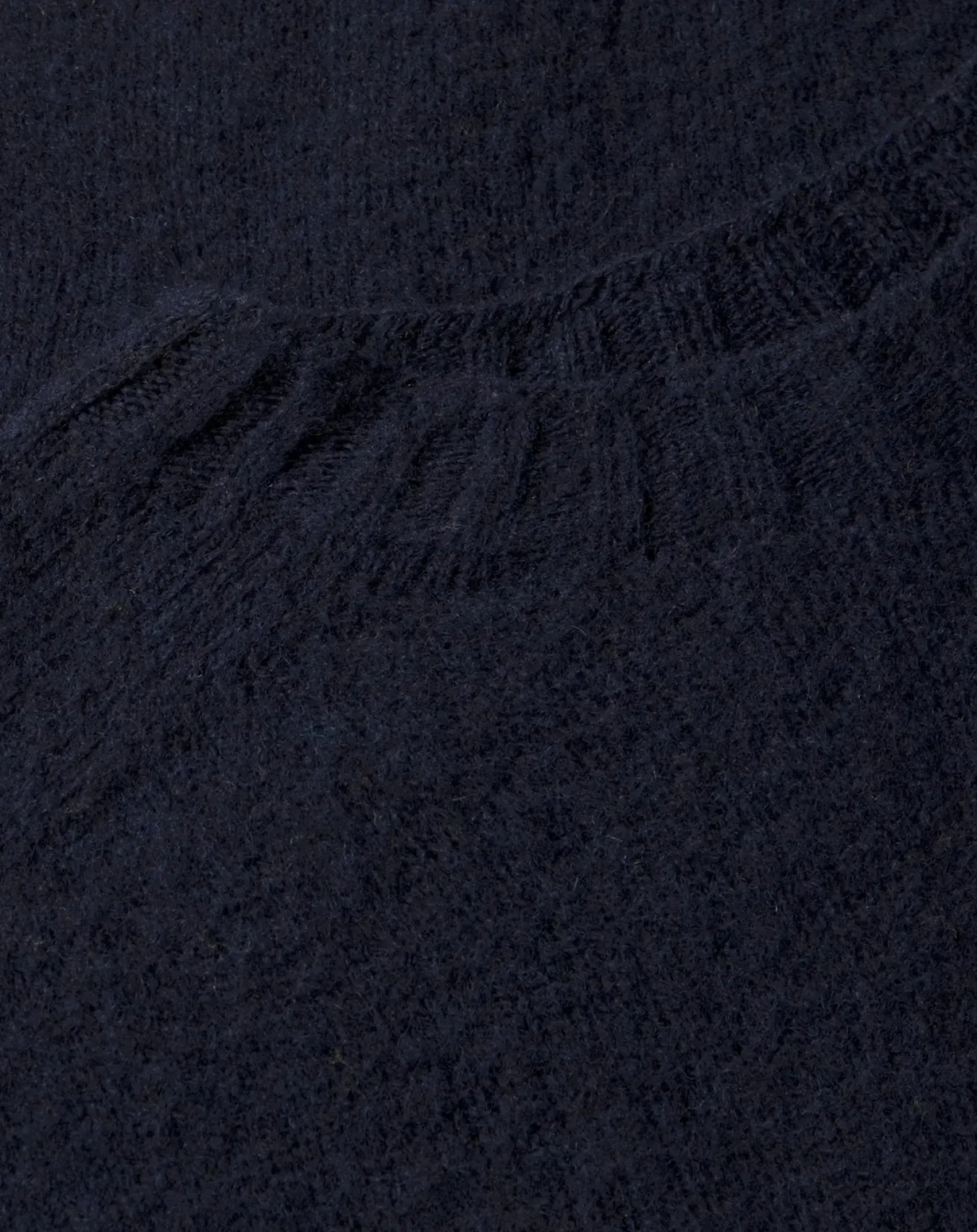 Sunspel Pulls, Gilets-Shetland Round Neck Sweater Bleu marine