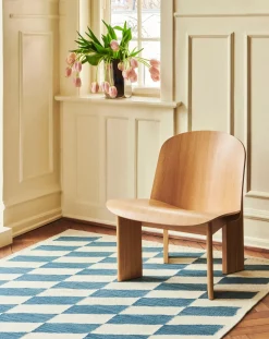 Hay Tapis-Shift Kelim carpet Bleu