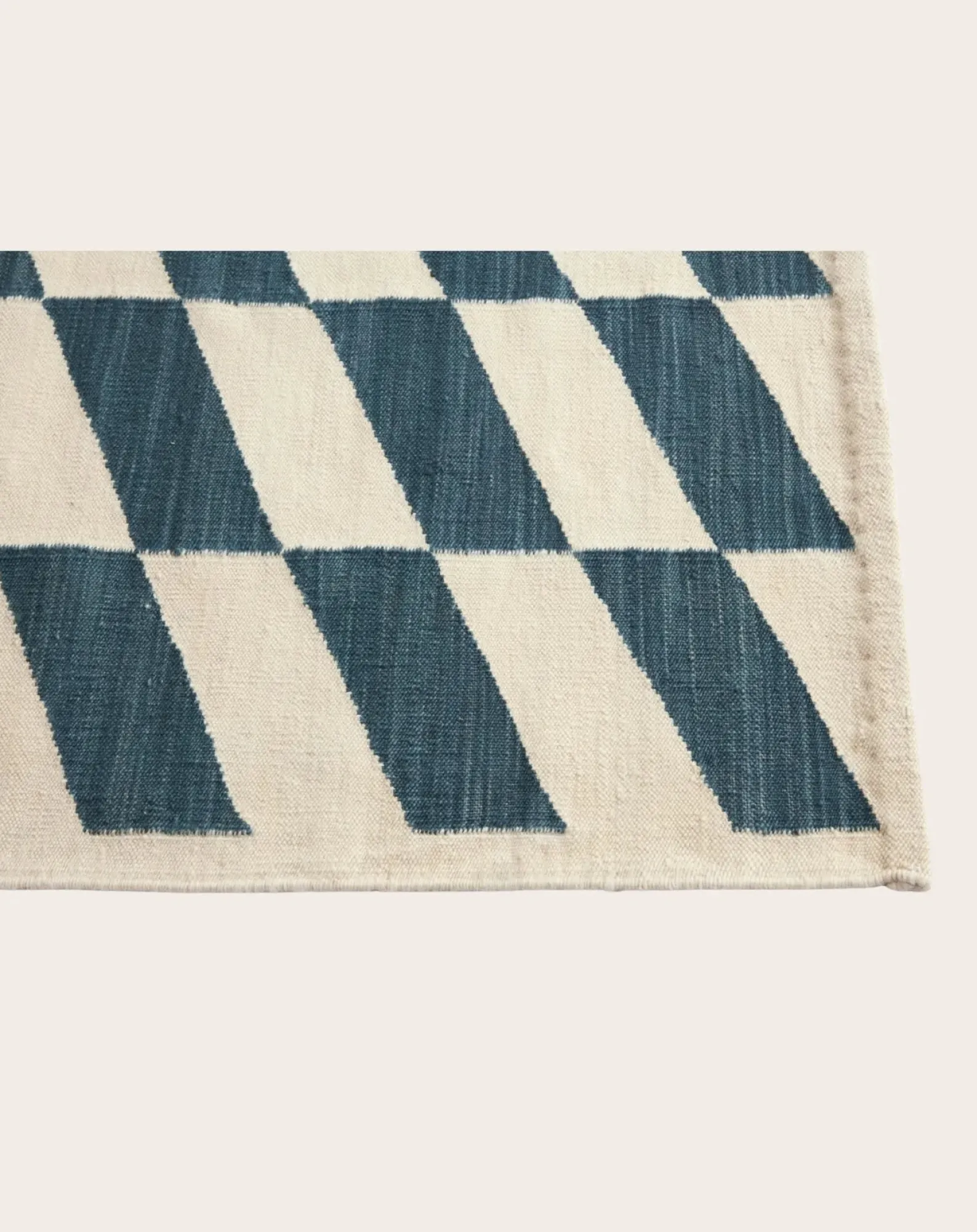 Hay Tapis-Shift Kelim carpet Bleu