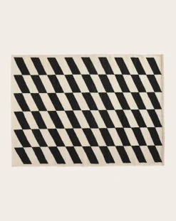 Hay Tapis-Shift Kelim carpet Noir