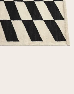 Hay Tapis-Shift Kelim carpet Noir
