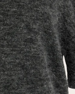 Pomandère Pulls, Gilets-Short-sleeved alpaca sweater Gris
