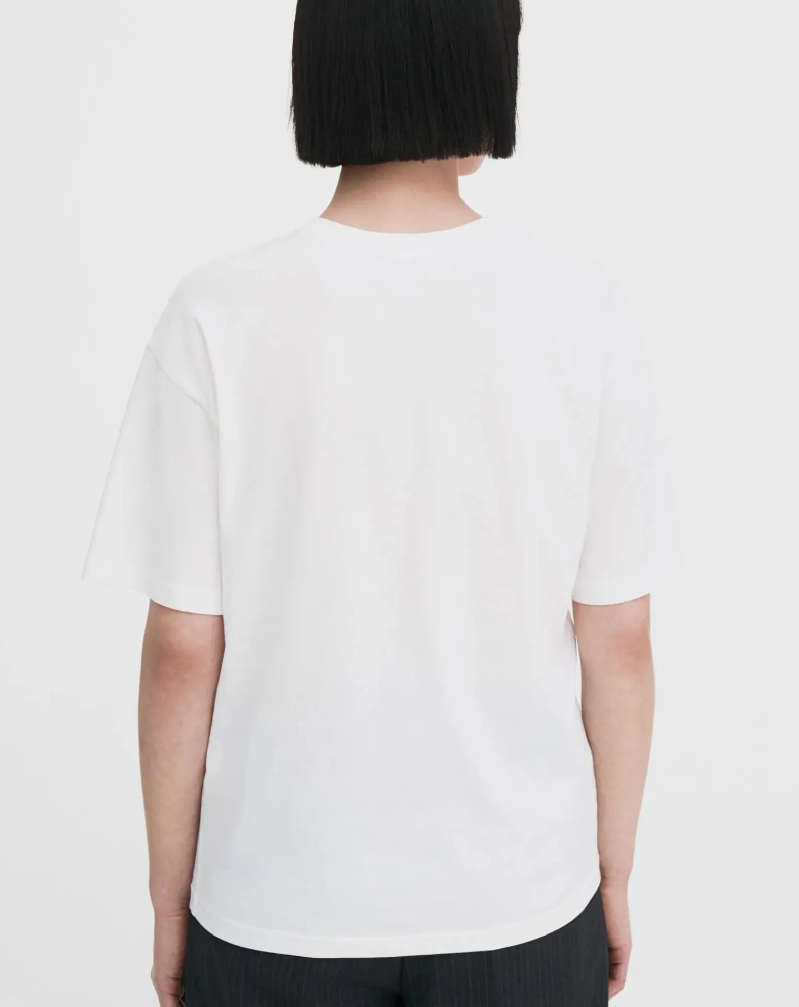 Filippa K Tee-Shirts, Tops-Short-sleeved cotton T-shirt Blanc