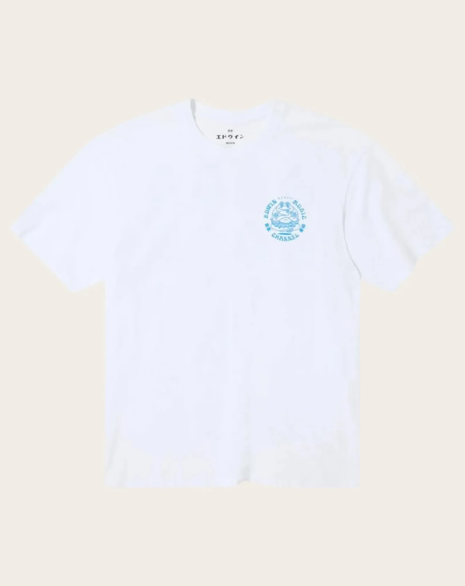 Edwin Tee-Shirts, Polos-Short-sleeved T-shirt EMC Various TS Conton Blanc