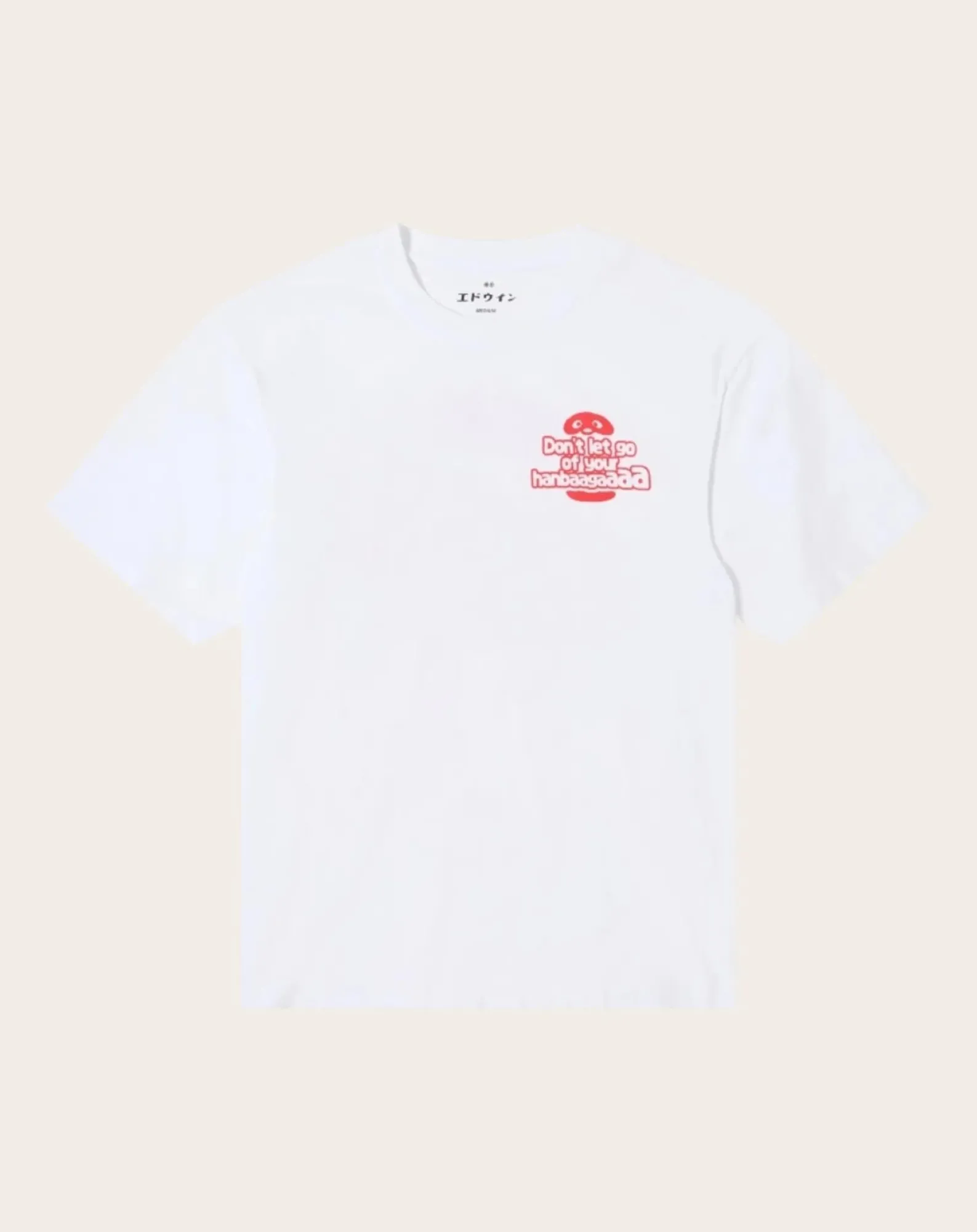 Edwin Tee-Shirts, Polos-Short-sleeved T-shirt Tanuki TS Cotton Blanc