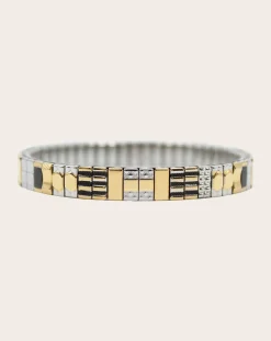 Sigal Bracelets-SIG 6 bracelet Noir/Doré/Argenté