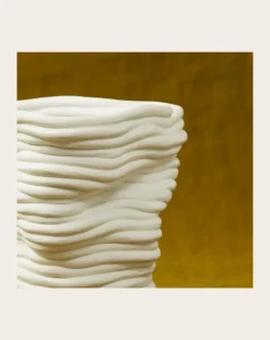 Cole & Cinder Vases, Objets Déco-Silk Vase Blanc
