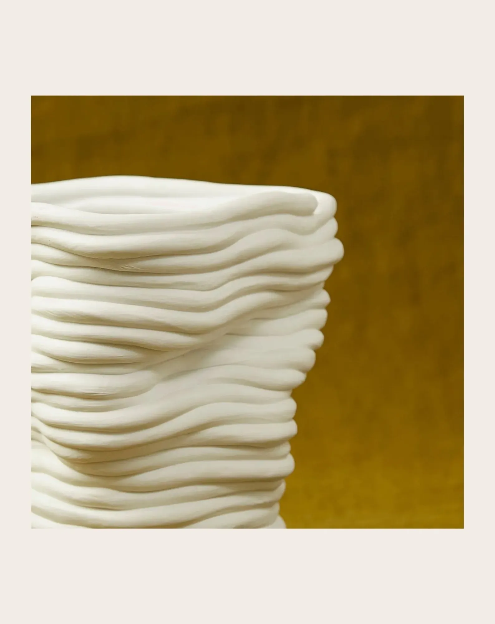 Cole & Cinder Vases, Objets Déco-Silk Vase Blanc
