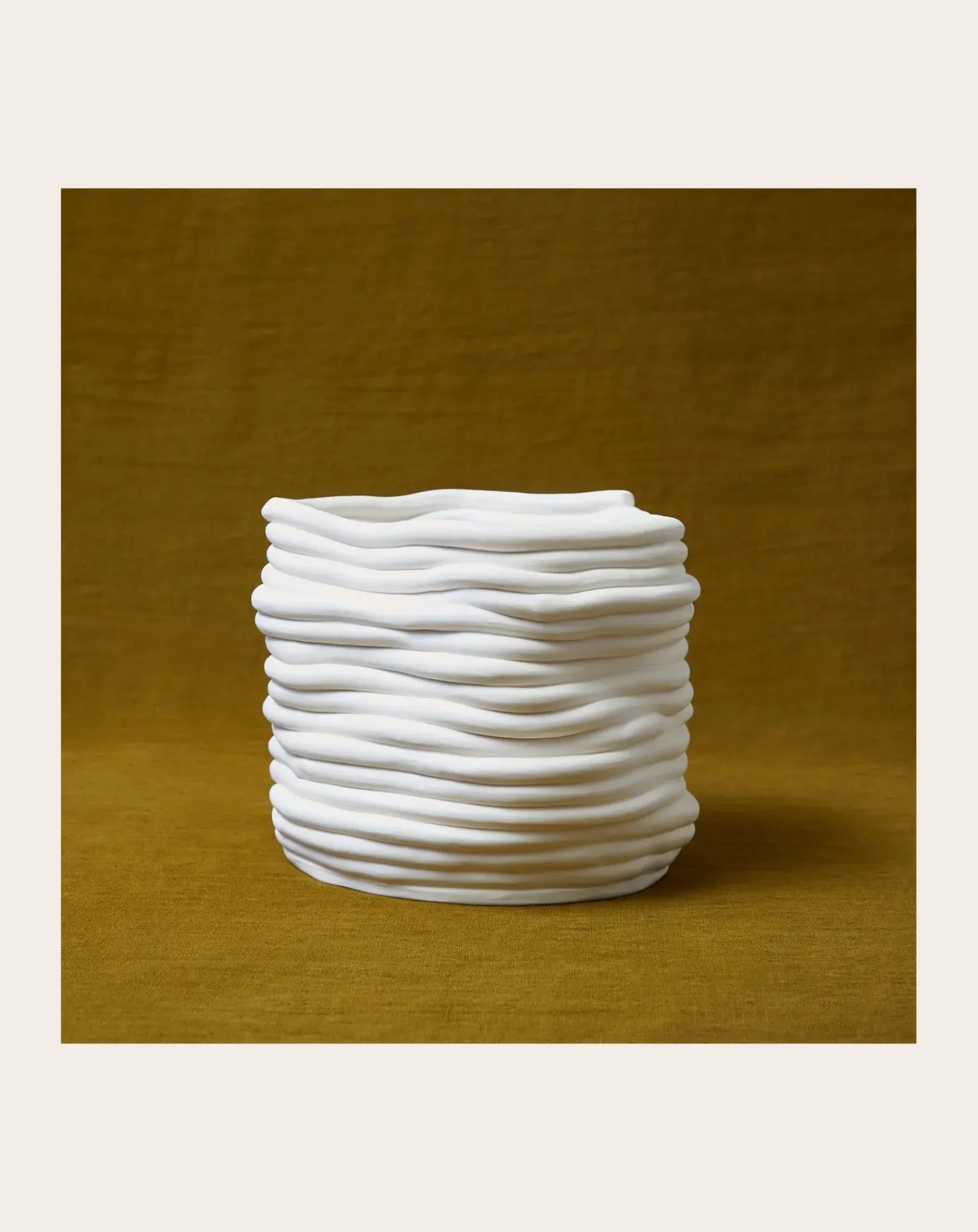 Cole & Cinder Vases, Objets Déco-Silk Vase Blanc