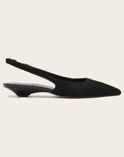 Augusta Sandales, Escarpins-Slingback Harper Calfskin Noir