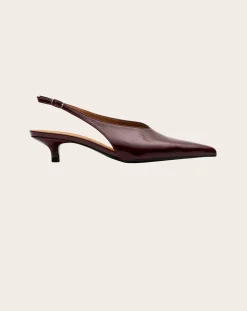 Lachoix Sandales, Escarpins-Slingback Heels Bordeaux
