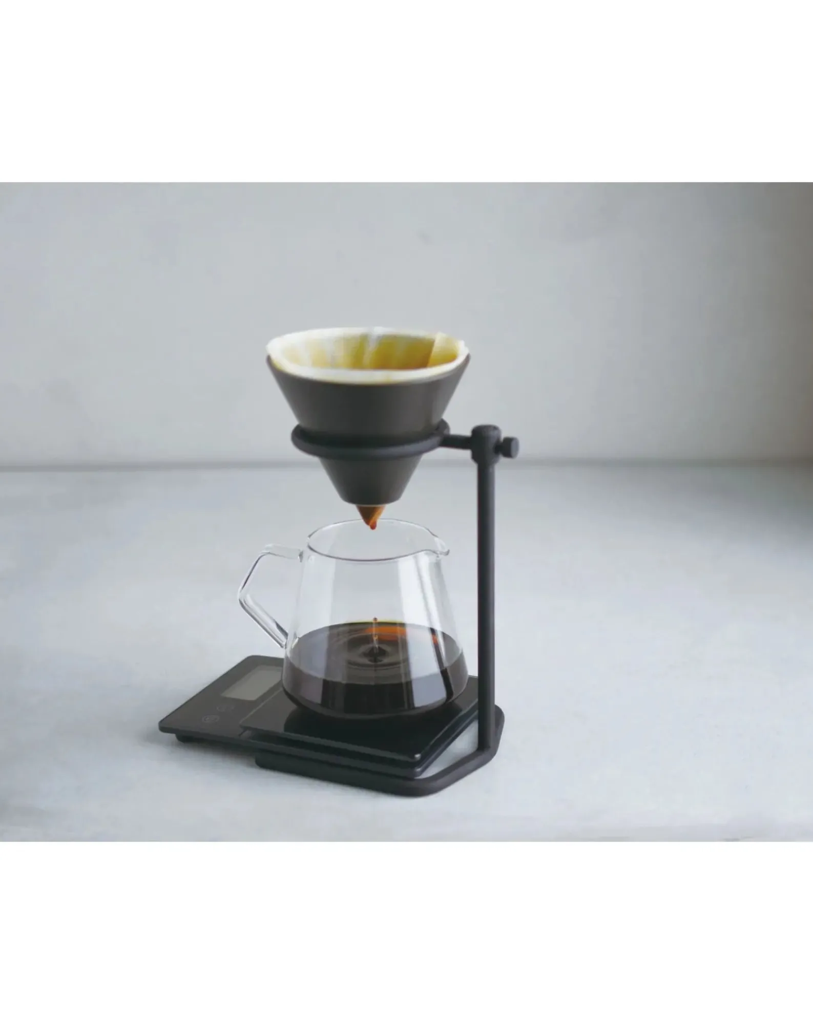 Kinto Tasses, Théières-Slow Coffee Cup Set - 4 Cups Noir