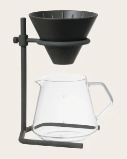 Kinto Tasses, Théières-Slow Coffee Cup Set - 4 Cups Noir
