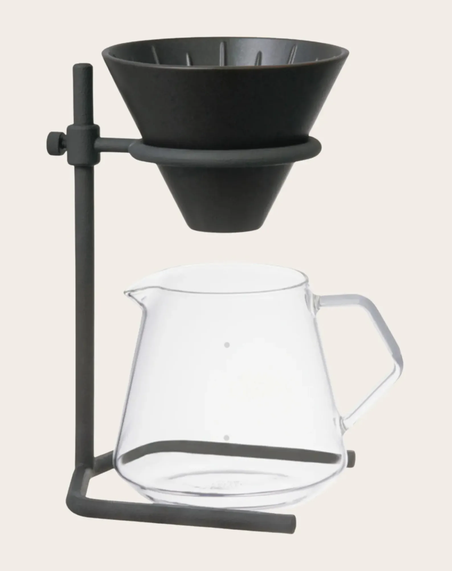 Kinto Tasses, Théières-Slow Coffee Cup Set - 4 Cups Noir