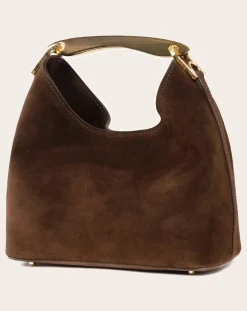 Elleme Sacs À Main-Small Boomerang Shearling bag Marron