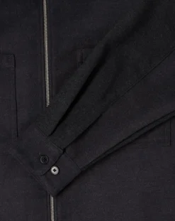 Edwin Vestes, Manteaux-Snug Overshirt LS Gris foncé