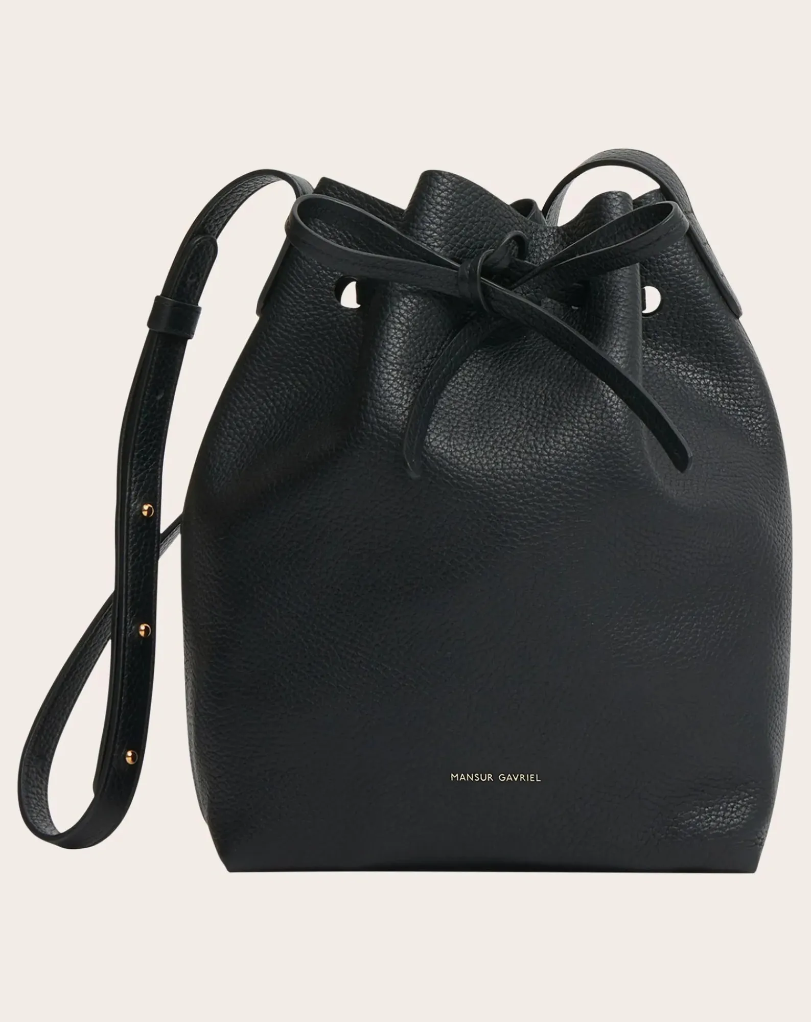 Mansur Gavriel Sacs À Bandoulière-Soft Mini Bucket bag Noir