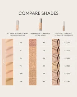 Rose Inc Maquillage-Softlight smoothing foundation 6W Light Warm
