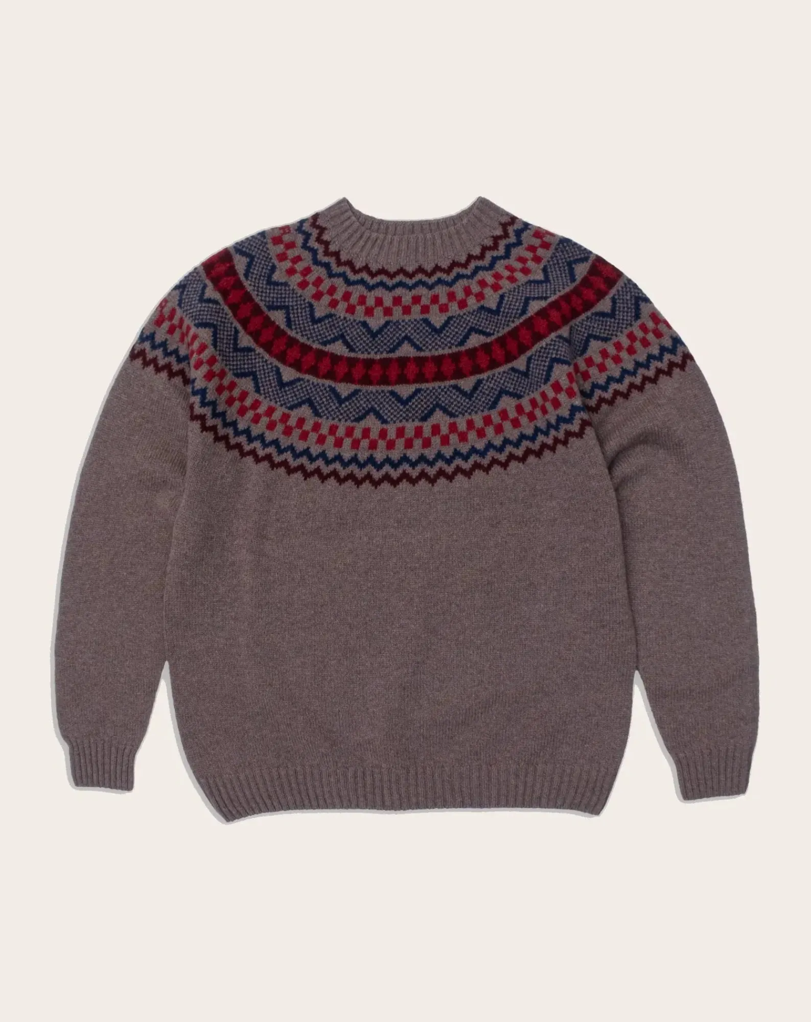 Origin Knitwear Pulls, Gilets-Soho sweater in lambswool Marron clair
