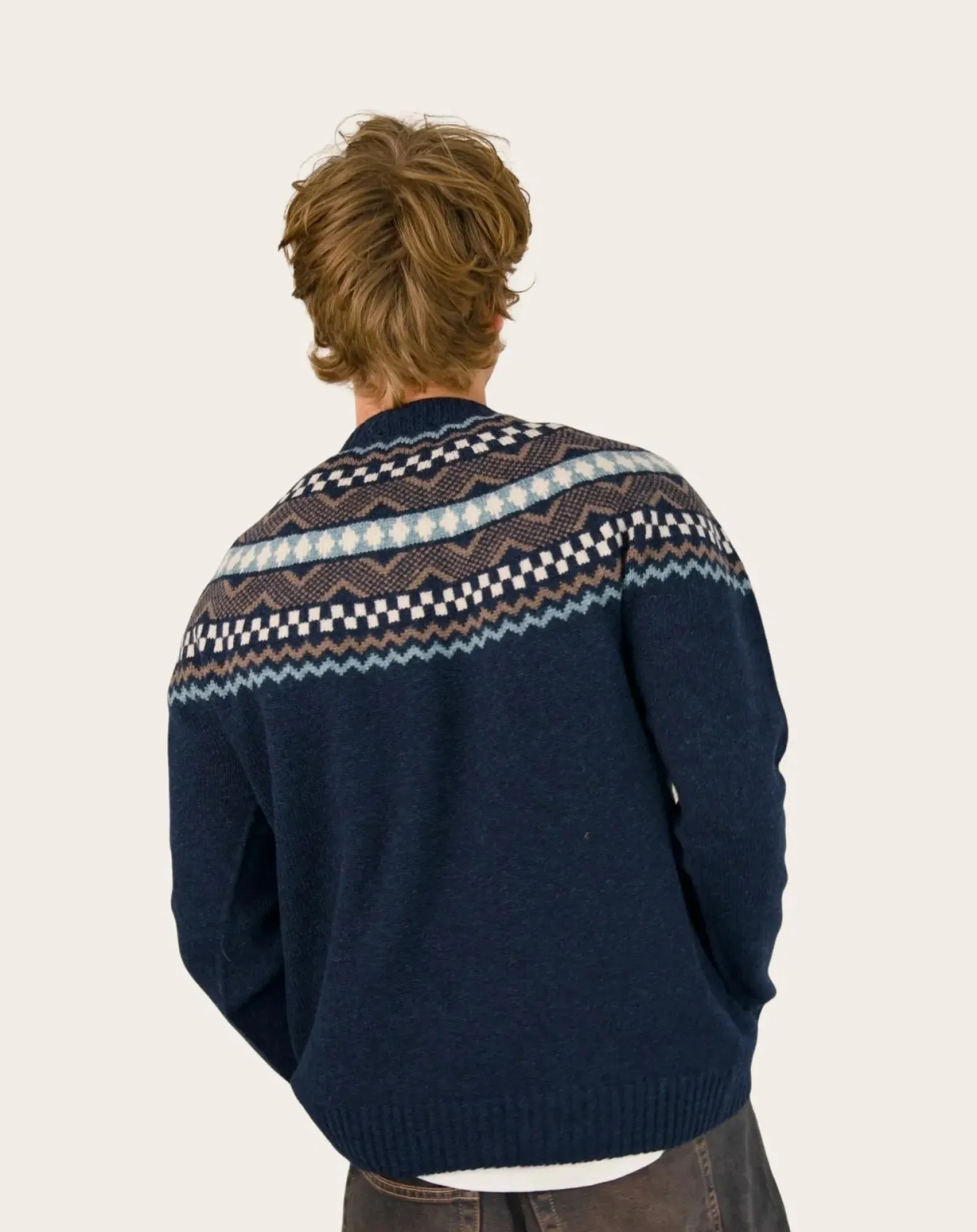 Origin Knitwear Pulls, Gilets-Soho Wool Sweater Bleu marine