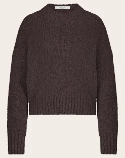 By Bar Pulls, Gilets-Sonny Bulky sweater Chocolat