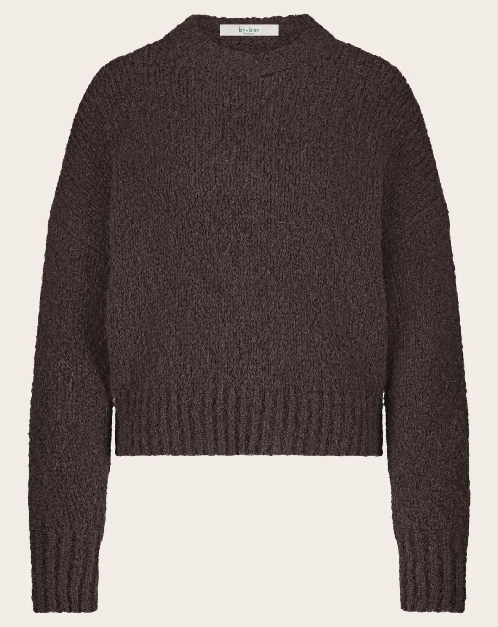 By Bar Pulls, Gilets-Sonny Bulky sweater Chocolat
