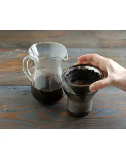 Kinto Verres, Carafes-Stainless Steel Coffee Carafe Set Acier