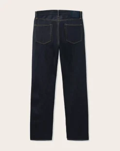MOMOTARO JEANS Pantalons, Jeans-Standard Straight Jeans 100 Cotton Bleu indigo