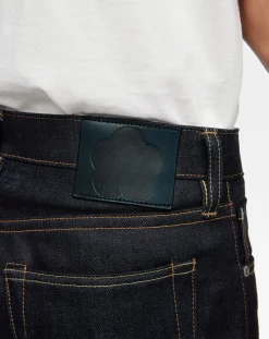 MOMOTARO JEANS Pantalons, Jeans-Standard Straight Jeans 100 Cotton Bleu indigo