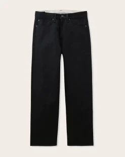 MOMOTARO JEANS Pantalons, Jeans-Standard Straight Jeans 100 Cotton Noir