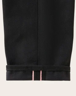 MOMOTARO JEANS Pantalons, Jeans-Standard Straight Jeans 100 Cotton Noir