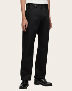MOMOTARO JEANS Pantalons, Jeans-Standard Straight Jeans 100 Cotton Noir