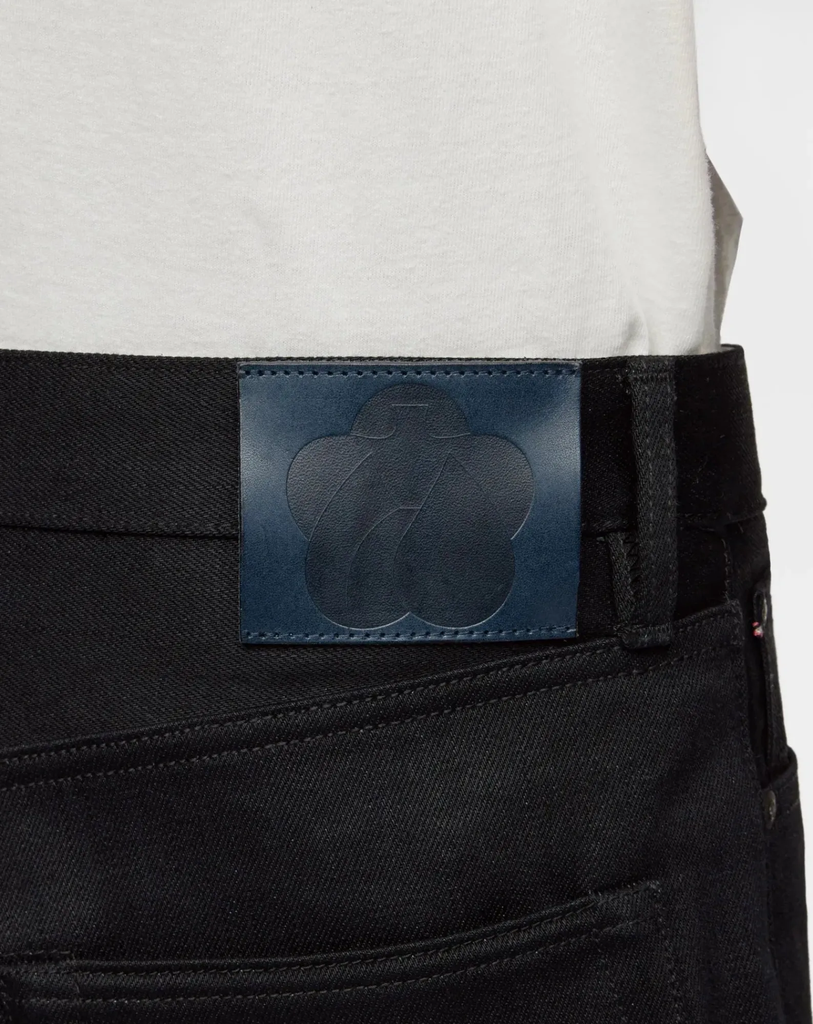 MOMOTARO JEANS Pantalons, Jeans-Standard Straight Jeans 100 Cotton Noir