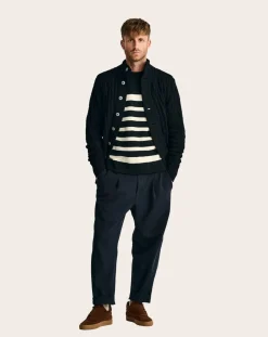 S.N.S Herning Pulls, Gilets-Stark Wool Cardigan Bleu marine