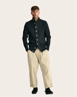 S.N.S Herning Pulls, Gilets-Stark Wool Cardigan Gris