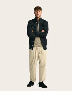 S.N.S Herning Pulls, Gilets-Stark Wool Cardigan Gris