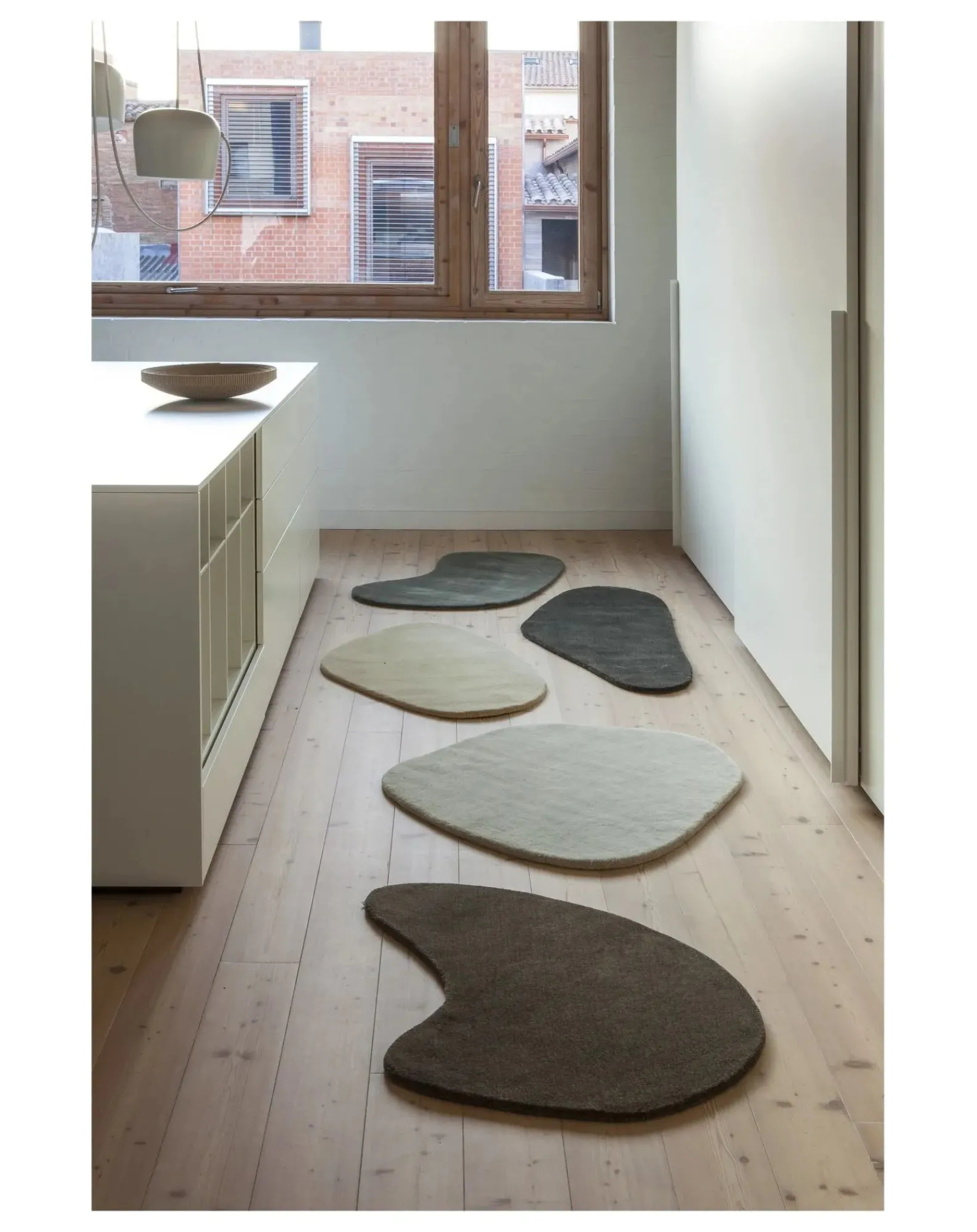 Nanimarquina Tapis-Stone Tufted Rug, Diego Fortunato Ecru