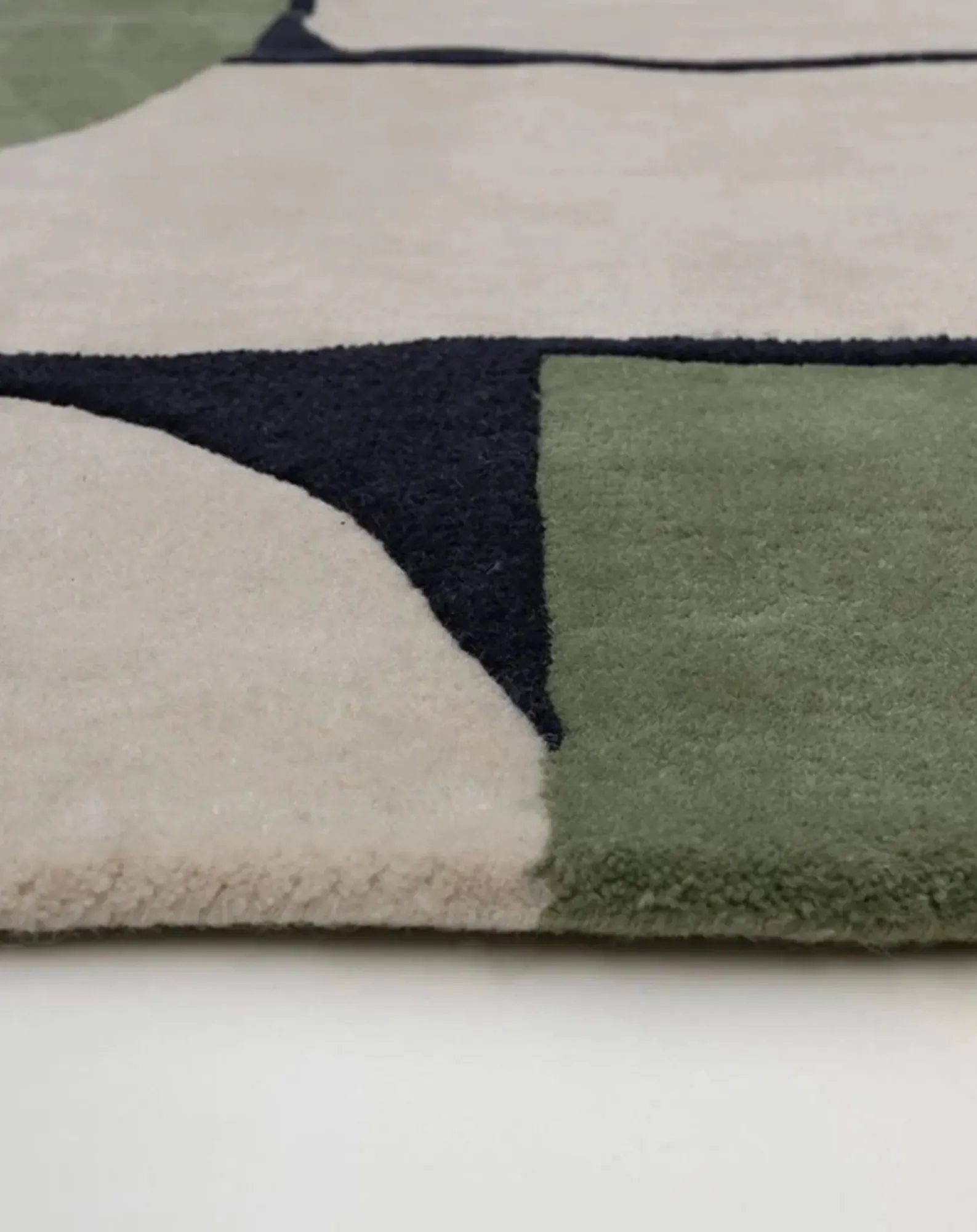 Edito Tapis-Strada Hand-Tufted Carpet Bleu Vert