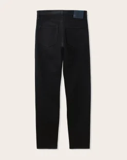 MOMOTARO JEANS Pantalons, Jeans-Straight Tapered Jeans 200 Cotton Noir