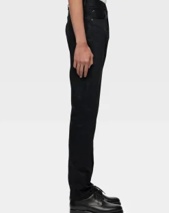 MOMOTARO JEANS Pantalons, Jeans-Straight Tapered Jeans 200 Cotton Noir