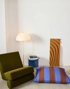 Approved by Fritz Accessoires Animaux-Striped dog mattress Violet