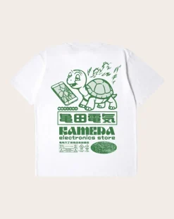 Edwin Tee-Shirts, Polos-Sunset On Fuji San SS Cotton Short Sleeve T-Shirt Blanc