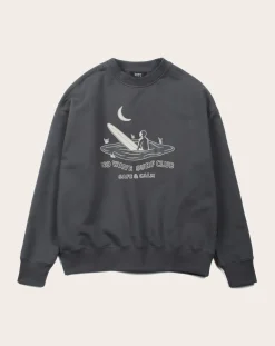 TEE LIBRARY Sweats-Sweat What I Like-Calm Surf cotton Gris foncé