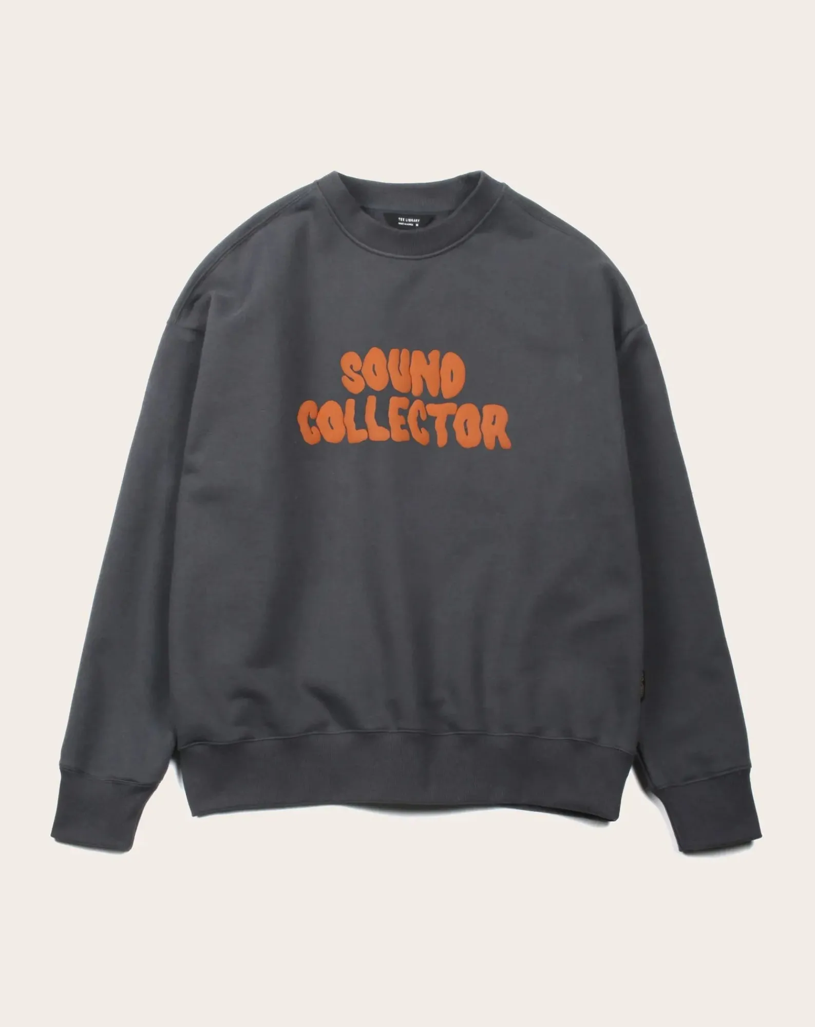 TEE LIBRARY Sweats-Sweat Who I am-Sound Collector cotton Gris foncé