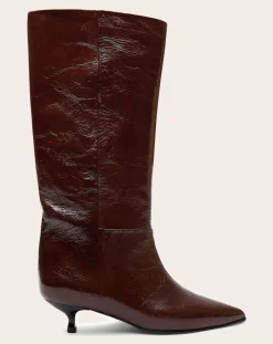 Augusta Boots, Bottes-Sydney Vernis boots Chocolat