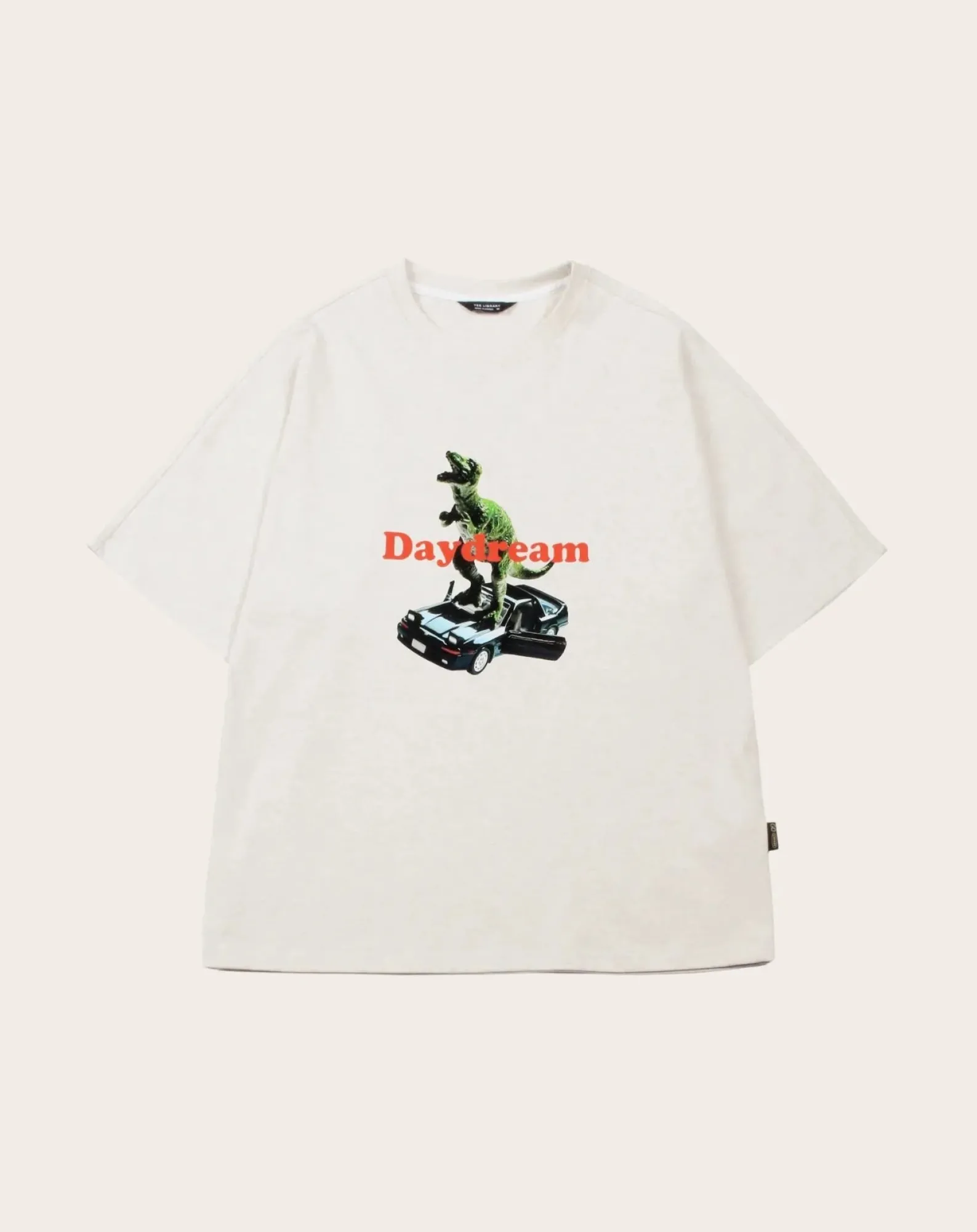 TEE LIBRARY Tee-Shirts, Polos-T- Shirt What I like-Dream cotton Gris clair