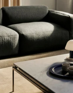 & Tradition Tables, Bureaux-Table Sett LN13, Luca Nichetto Marbré blanc