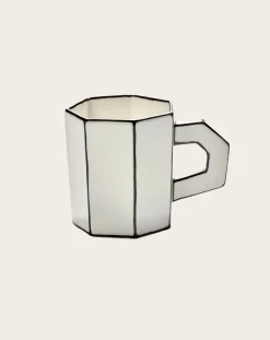 Serax Tasses, Théières-Tasse à thé Carte blanche - Set de 2 Noir/Blanc