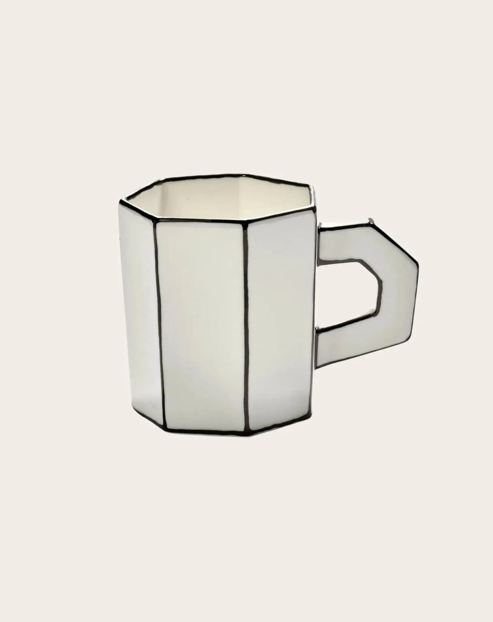 Serax Tasses, Théières-Tasse à thé Carte blanche - Set de 2 Noir/Blanc